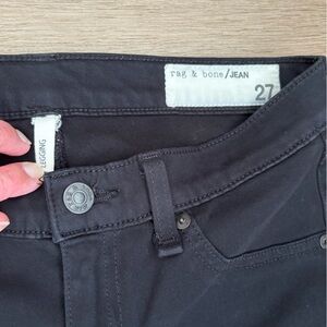 Rag & Bone black skinny jeans. Very soft! Size 27.